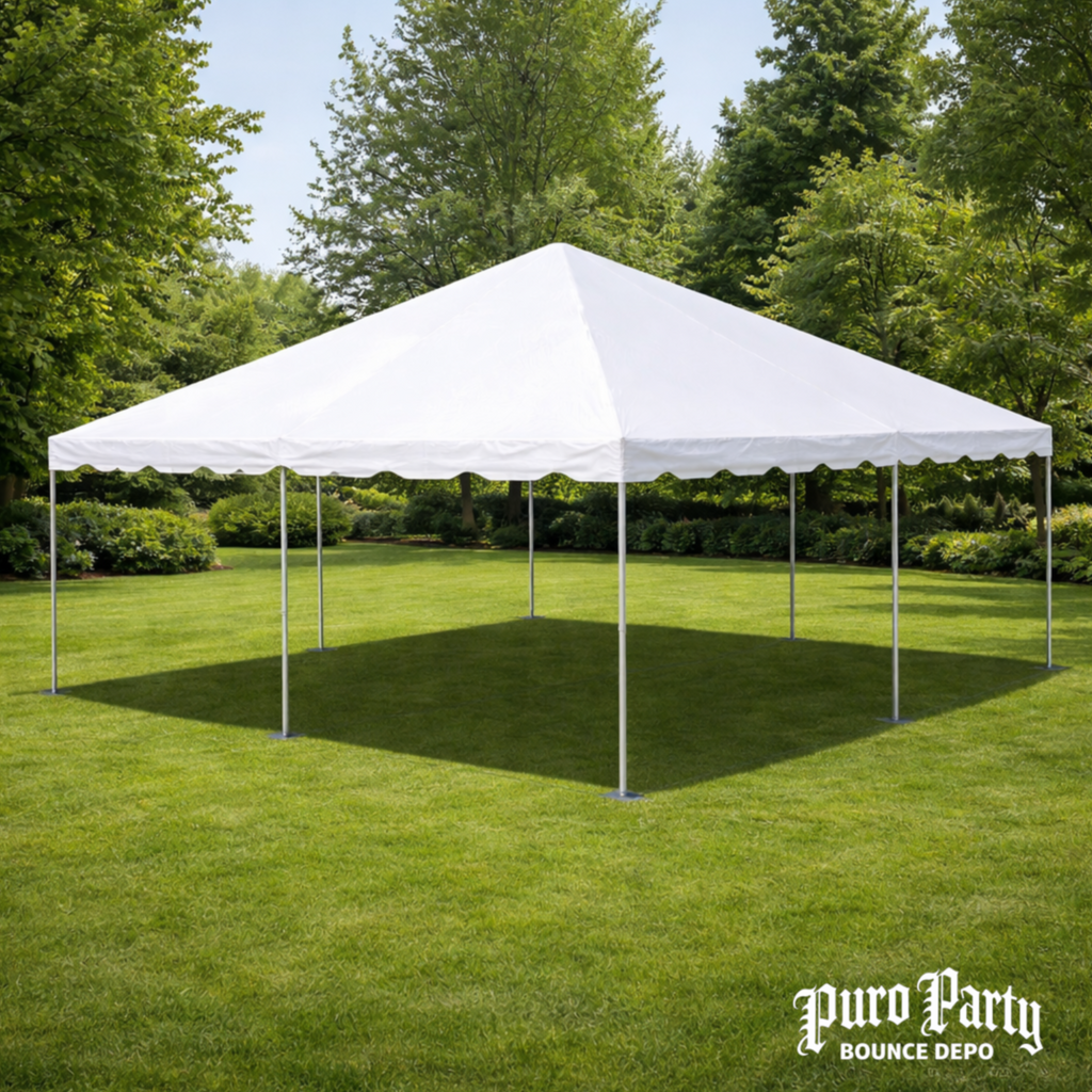 Puro Party Weekender Pole Tent - White