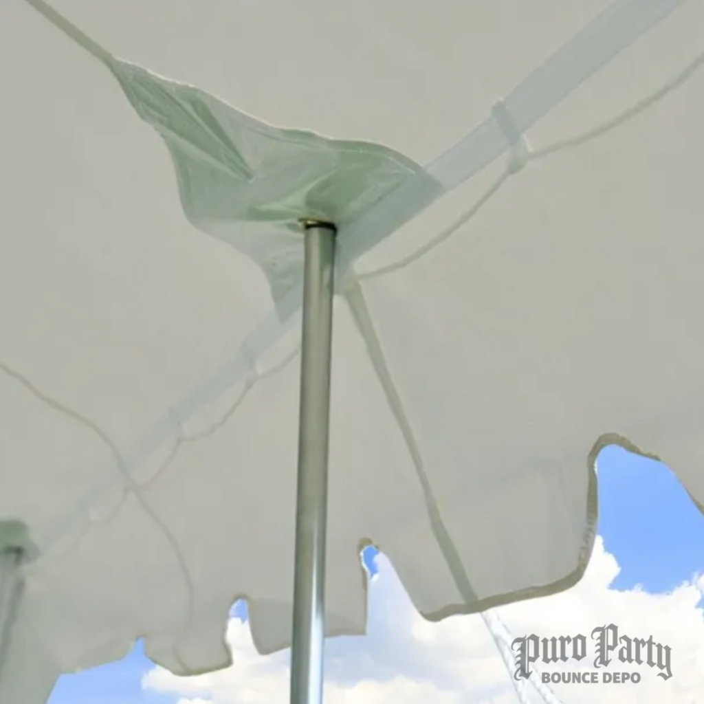 Puro Party Weekender Pole Tent - White