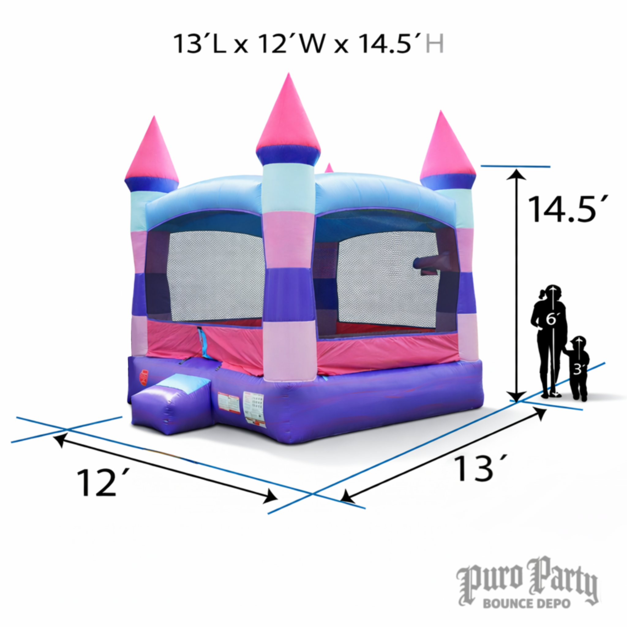 Princes Pink Bounce House