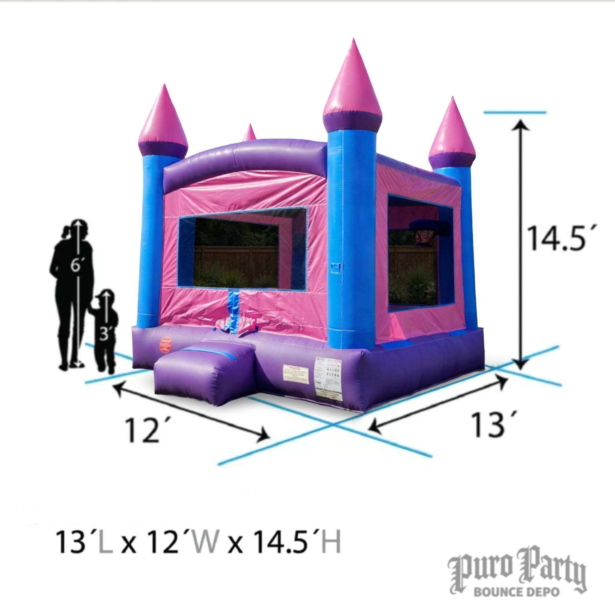 Princes Purple Bounce House