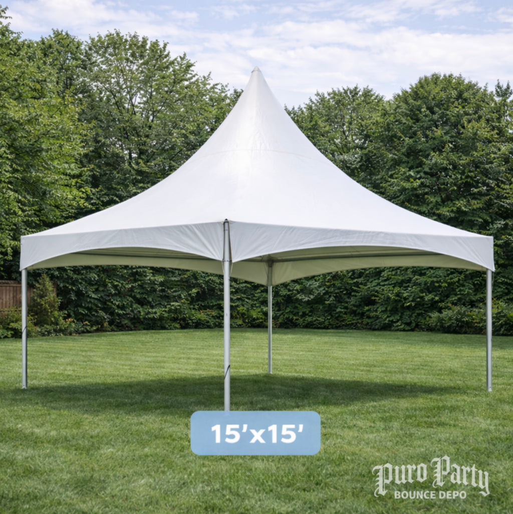Puro Party High-Peak 15x15 Pole Tents