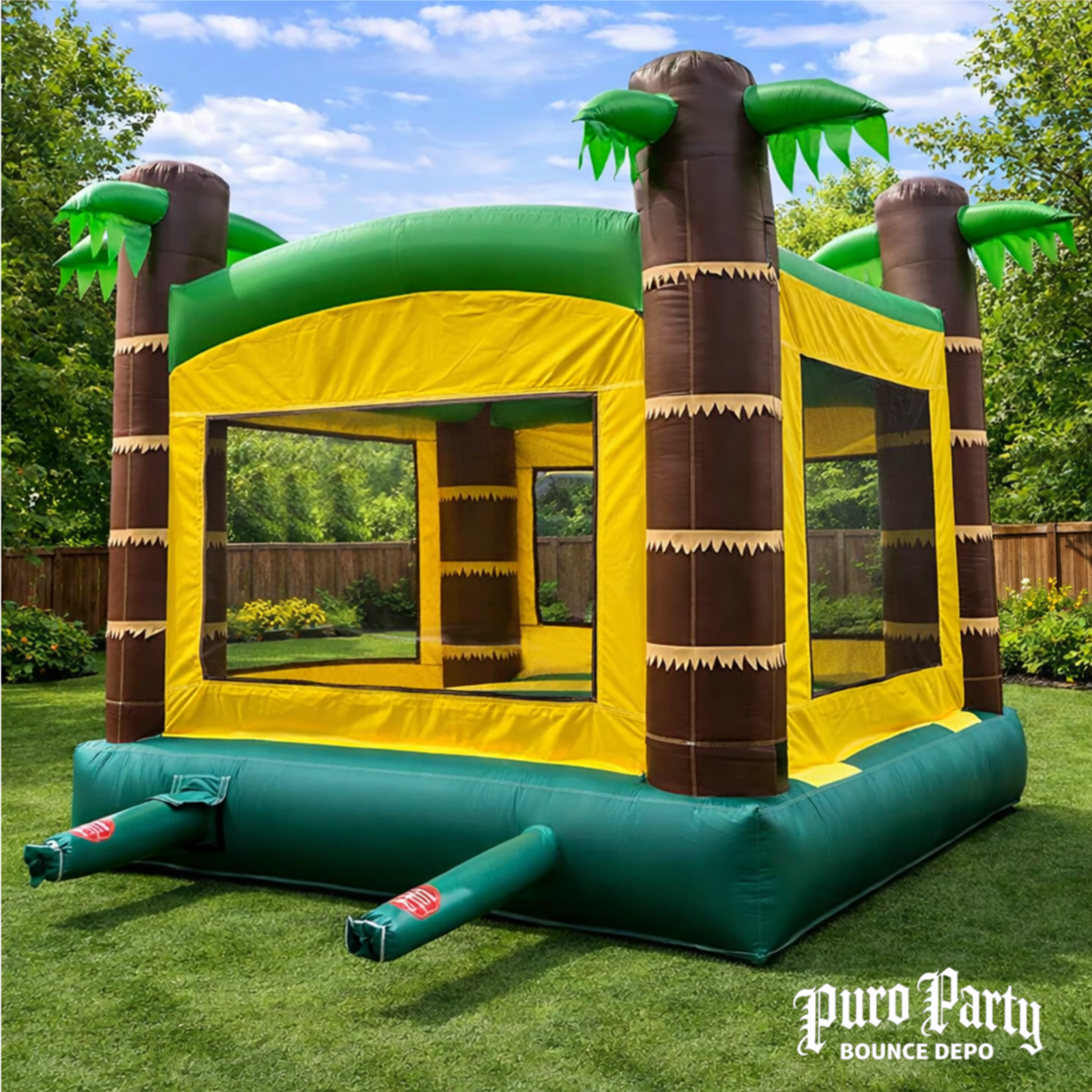 Tropical Party Bounce House