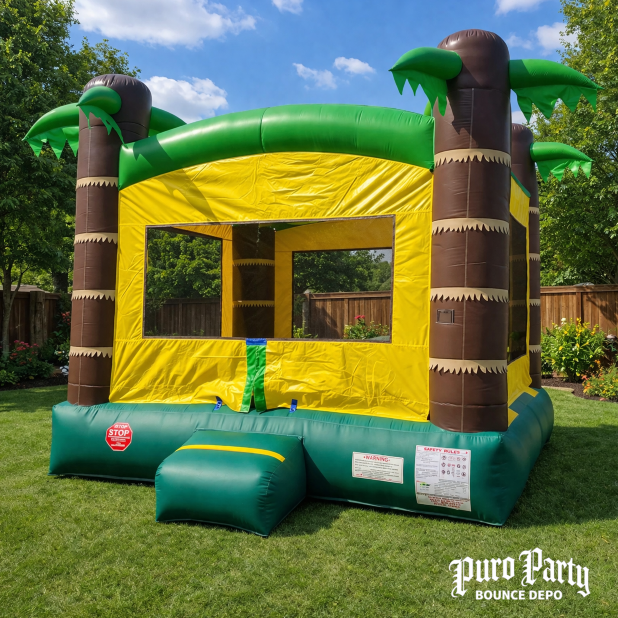 Tropical Party Bounce House