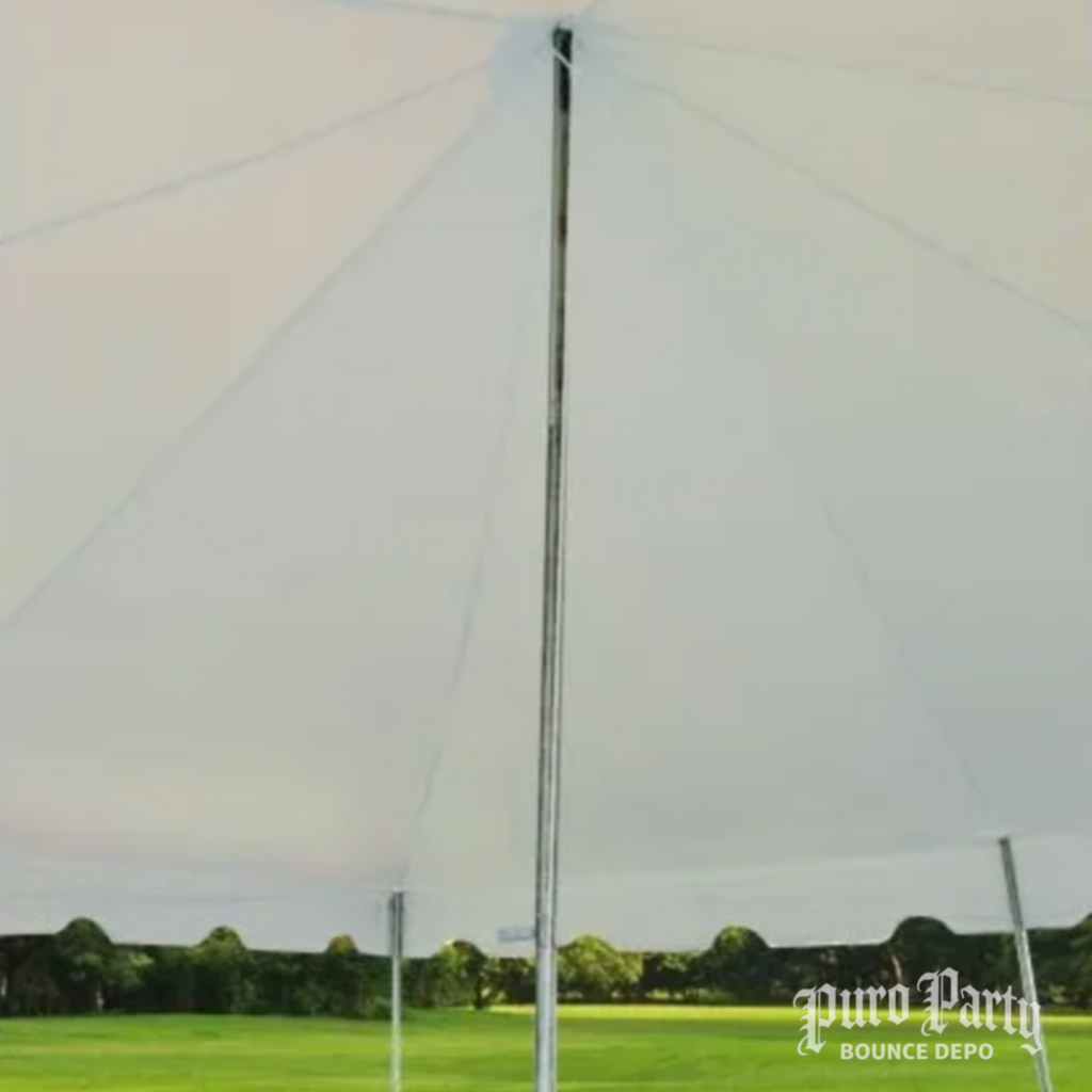 Puro Party Weekender Pole Tent - White