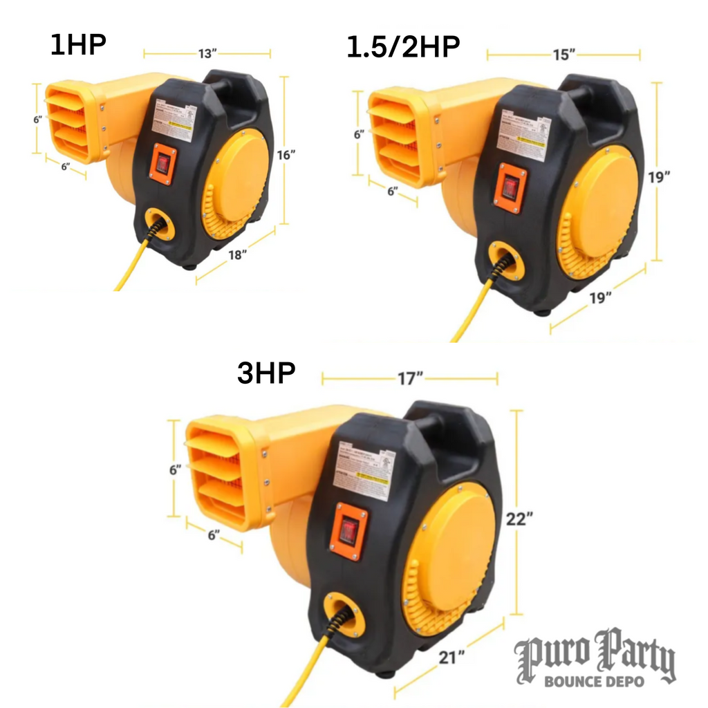 Commercial Inflatable Bounce House Blower - Heavy-Duty Air Pumps