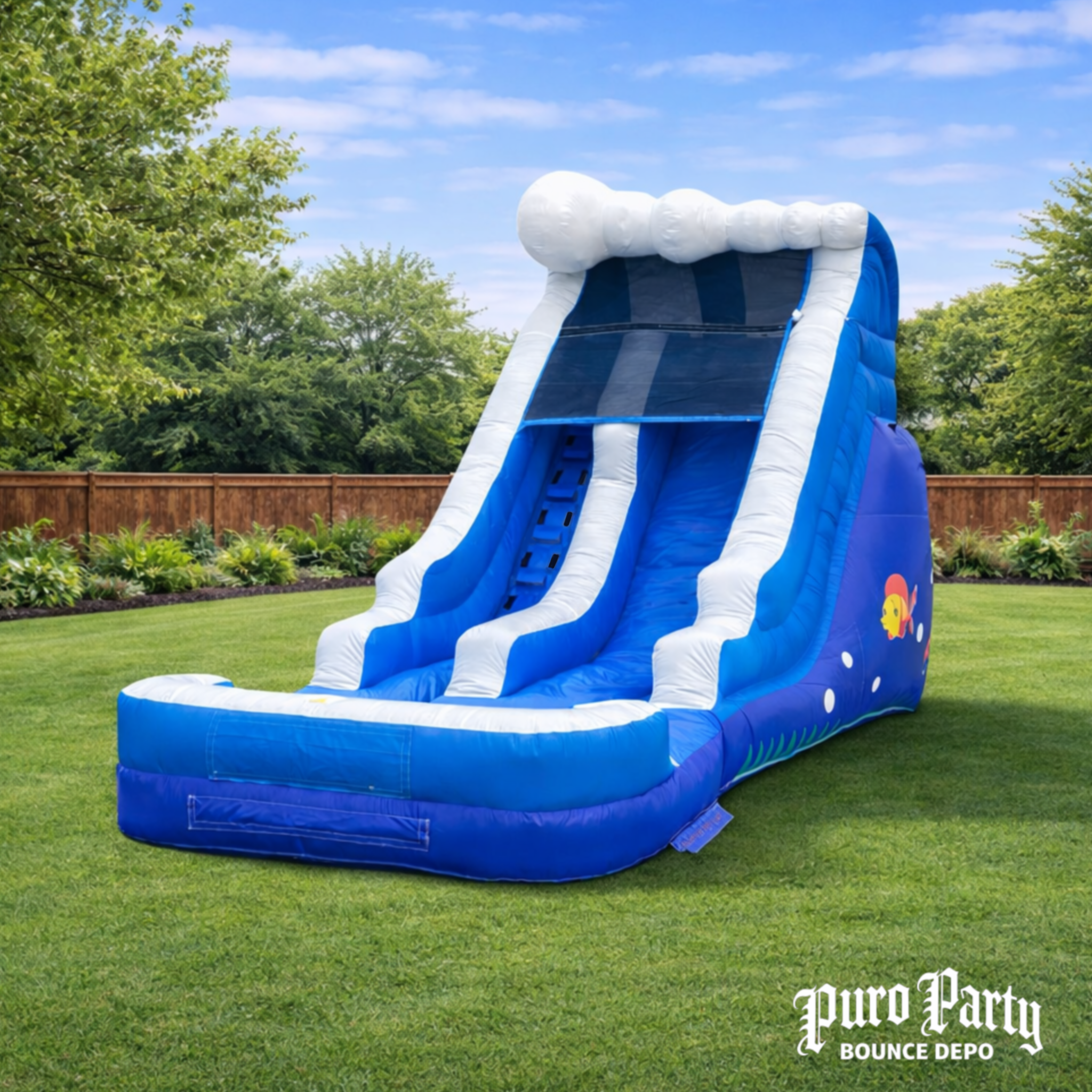 13'H Ocean Splash Water Slide - Clearance Item!