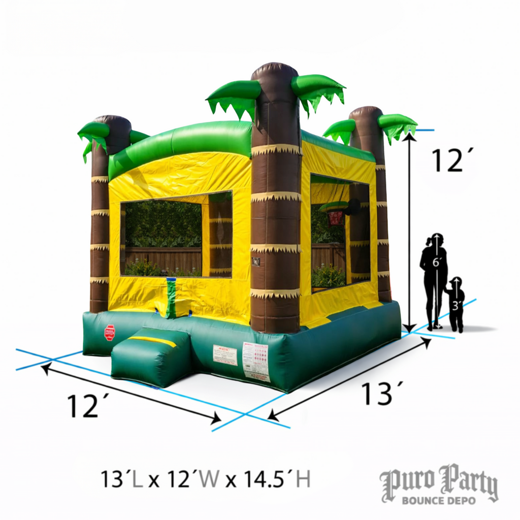 Tropical Party Bounce House